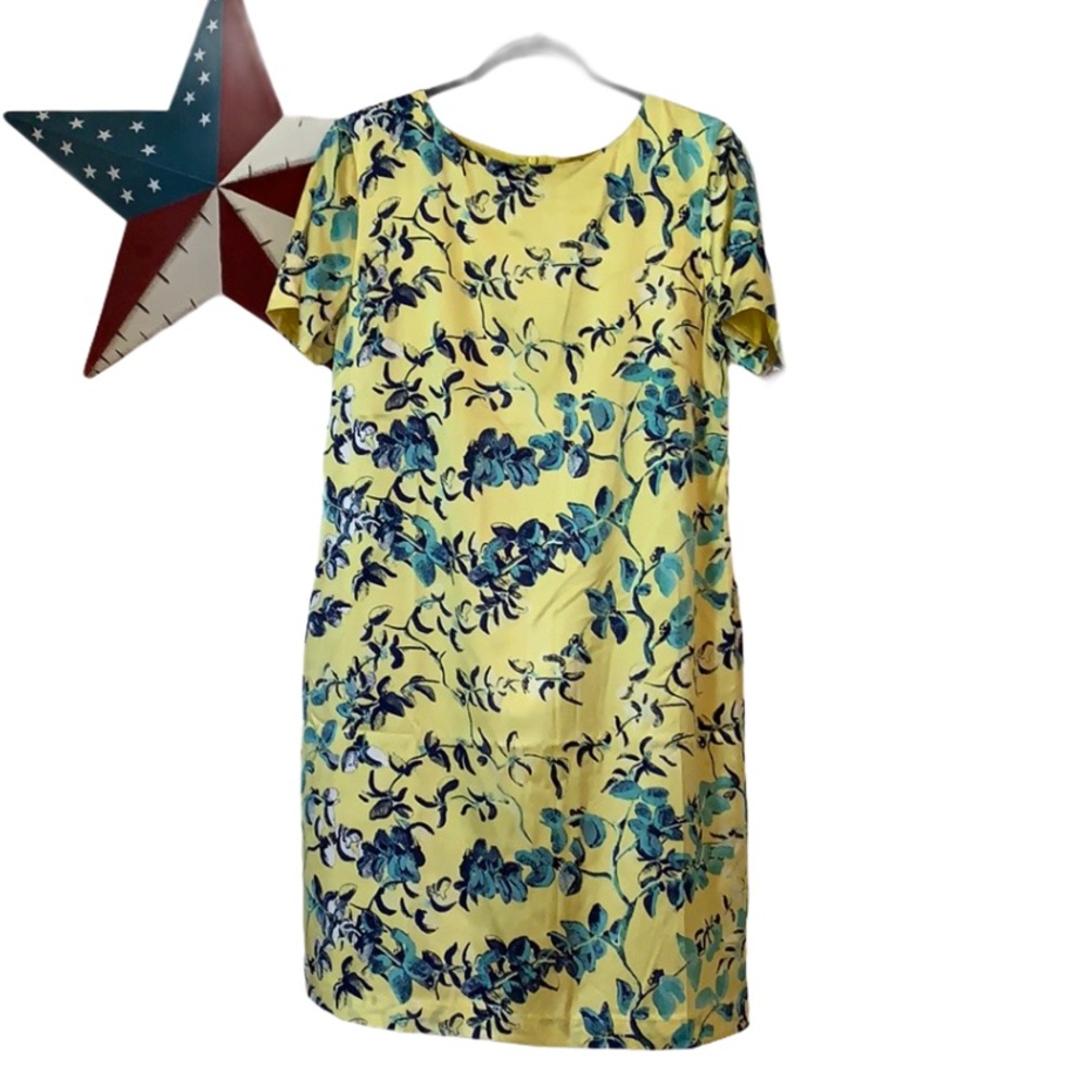 ST. JOHN COLLECTION Dress Citron Multi